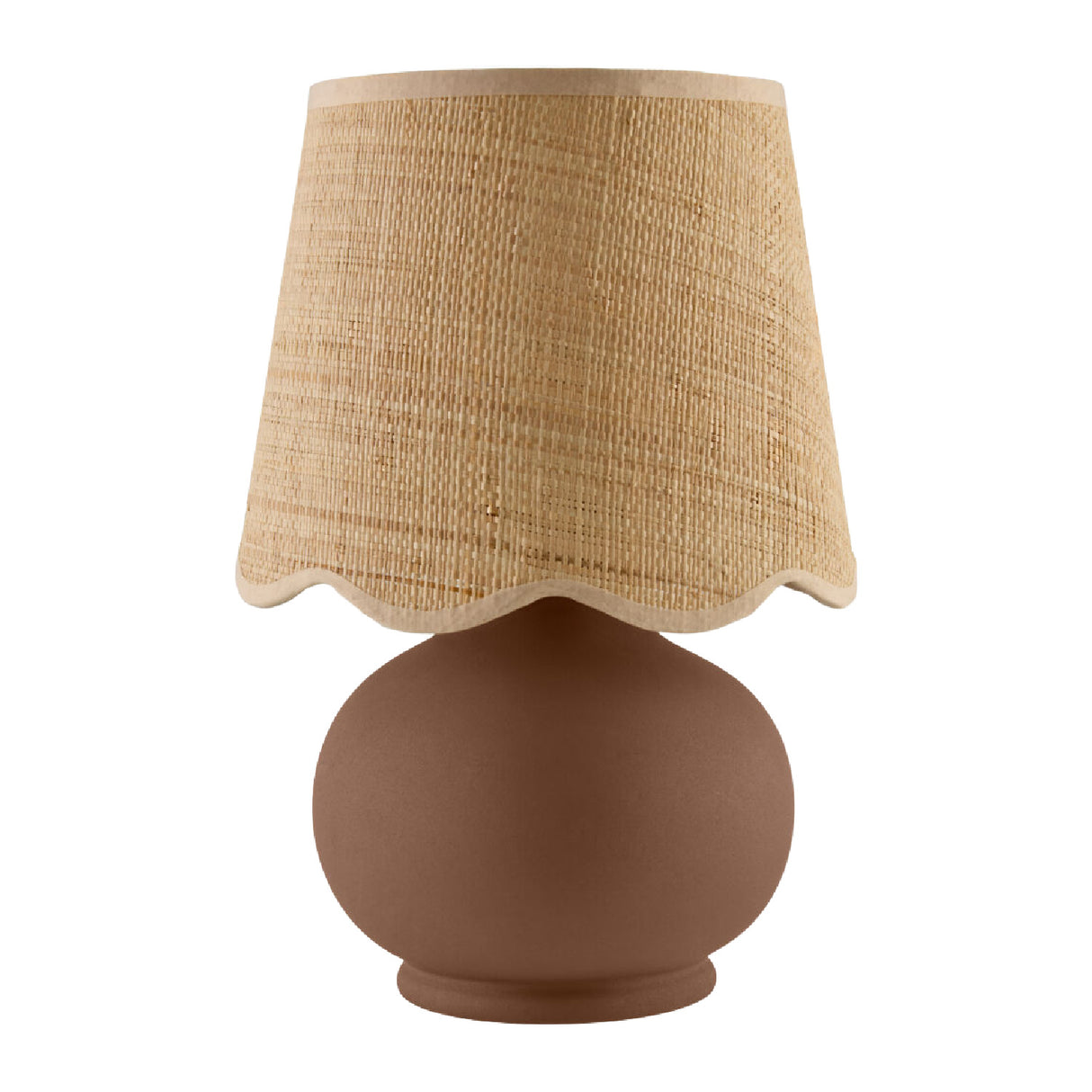 Modern European furniture - Beige Raffia Accent Table Lamp - www.oroa.com | Oroa.com