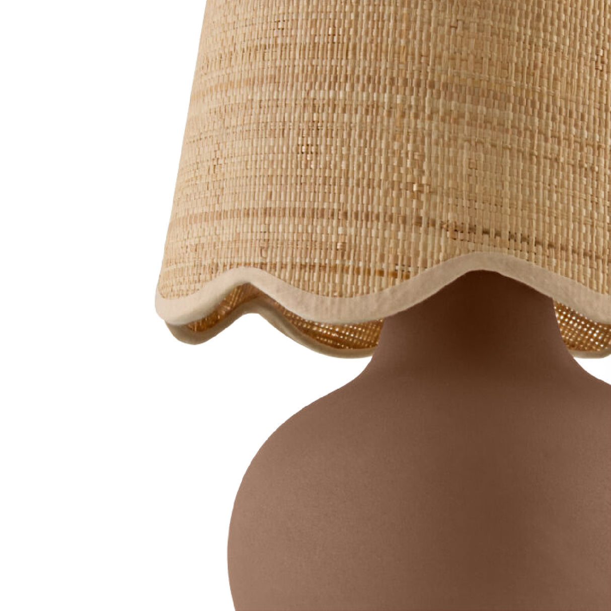 Modern European furniture - Beige Raffia Accent Table Lamp - www.oroa.com | Oroa.com