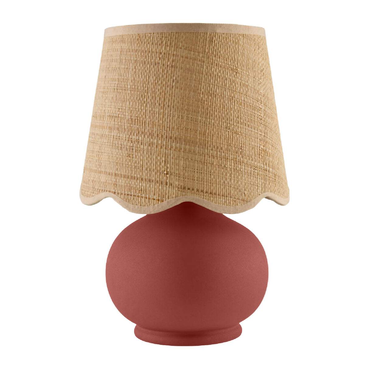Modern European furniture - Beige Raffia Accent Table Lamp - www.oroa.com | Oroa.com