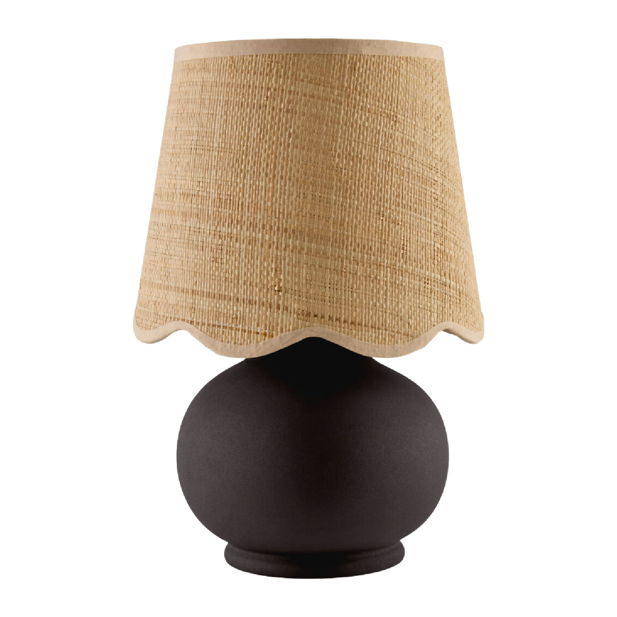 Modern European furniture - Beige Raffia Accent Table Lamp - www.oroa.com | Oroa.com