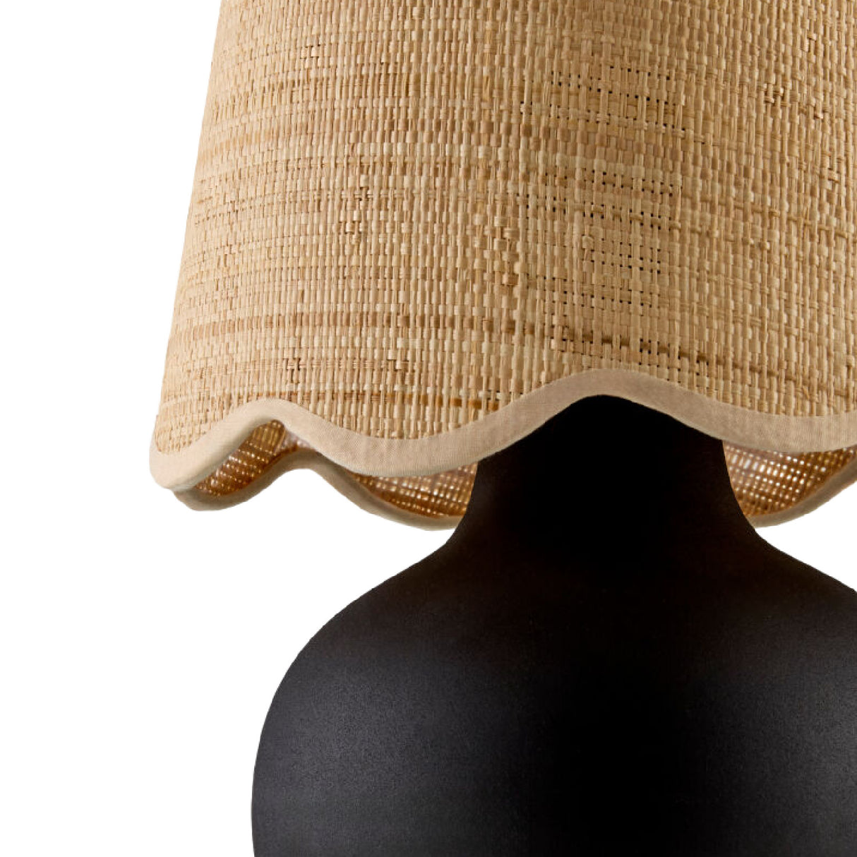 Modern European furniture - Beige Raffia Accent Table Lamp - www.oroa.com | Oroa.com
