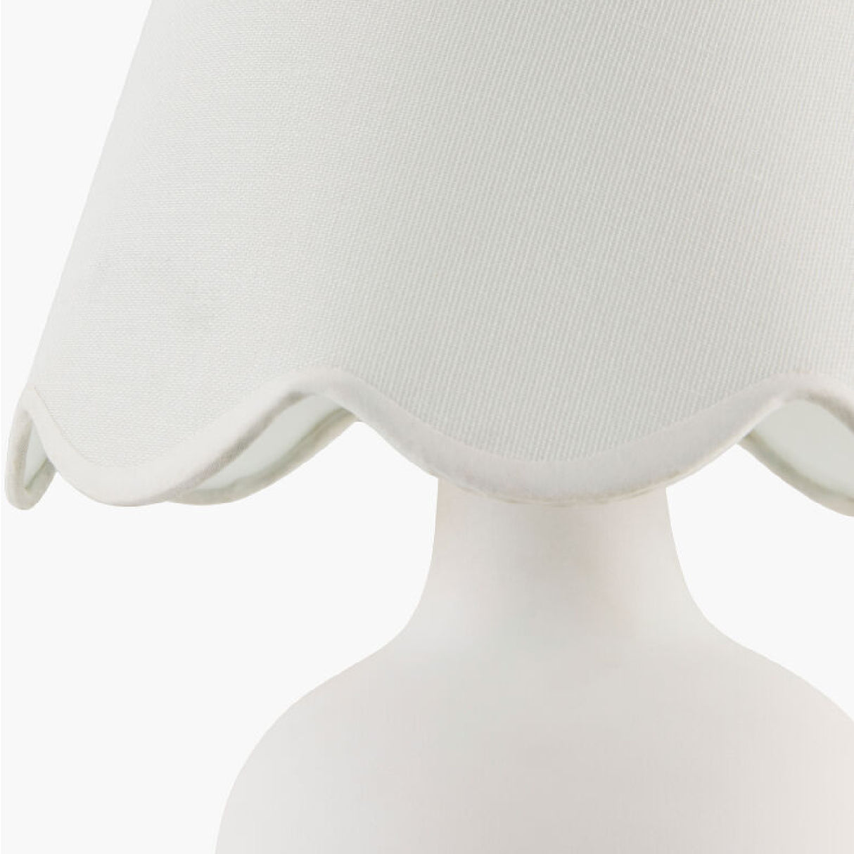 Modern European furniture - Scalloped Raffia Accent Table Lamp - www.oroa.com | Oroa.com