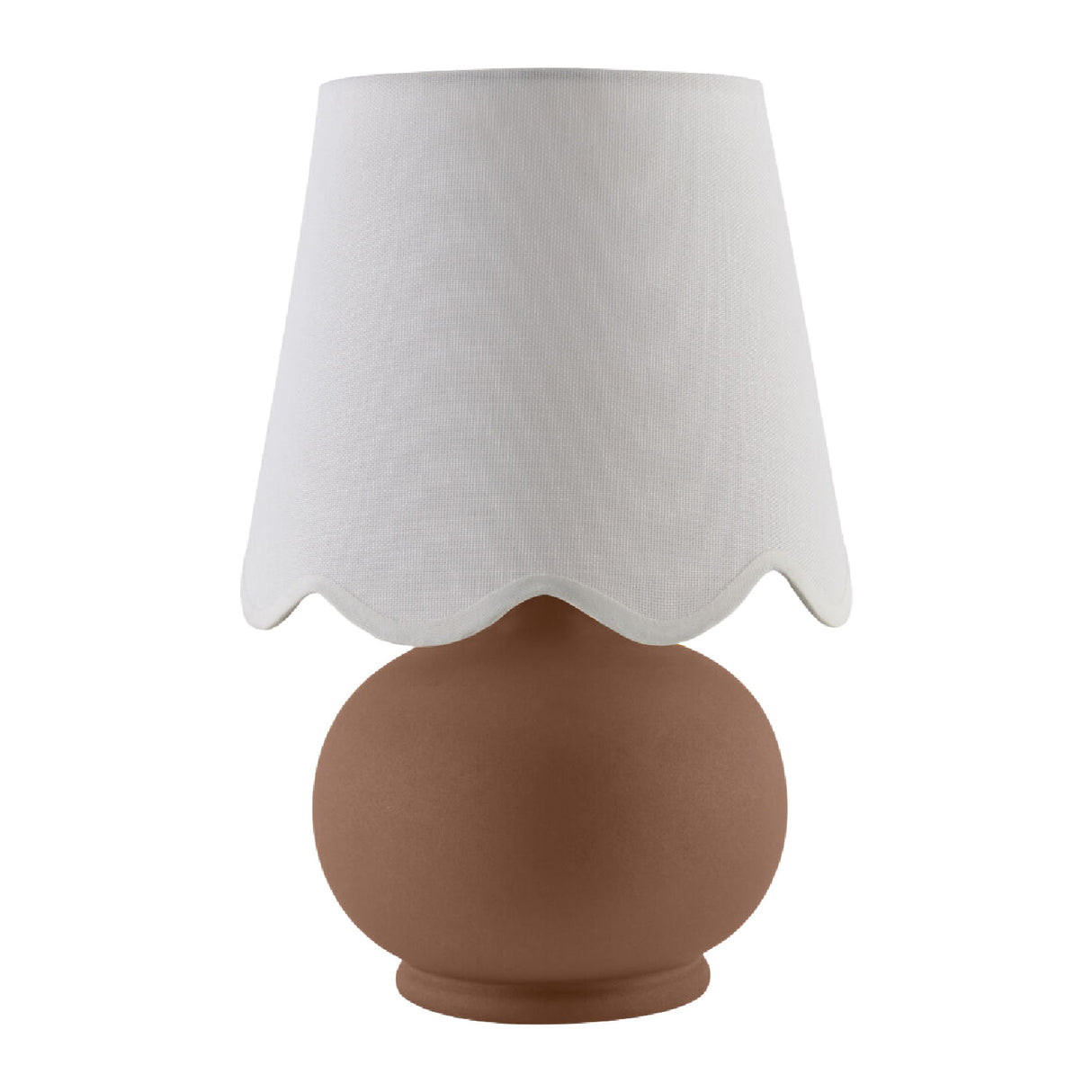Modern European furniture - Scalloped Raffia Accent Table Lamp - www.oroa.com | Oroa.com