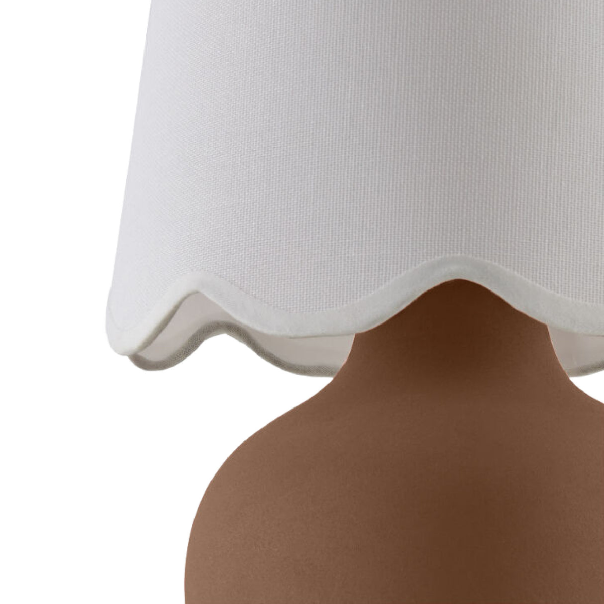 Modern European furniture - Scalloped Raffia Accent Table Lamp - www.oroa.com | Oroa.com