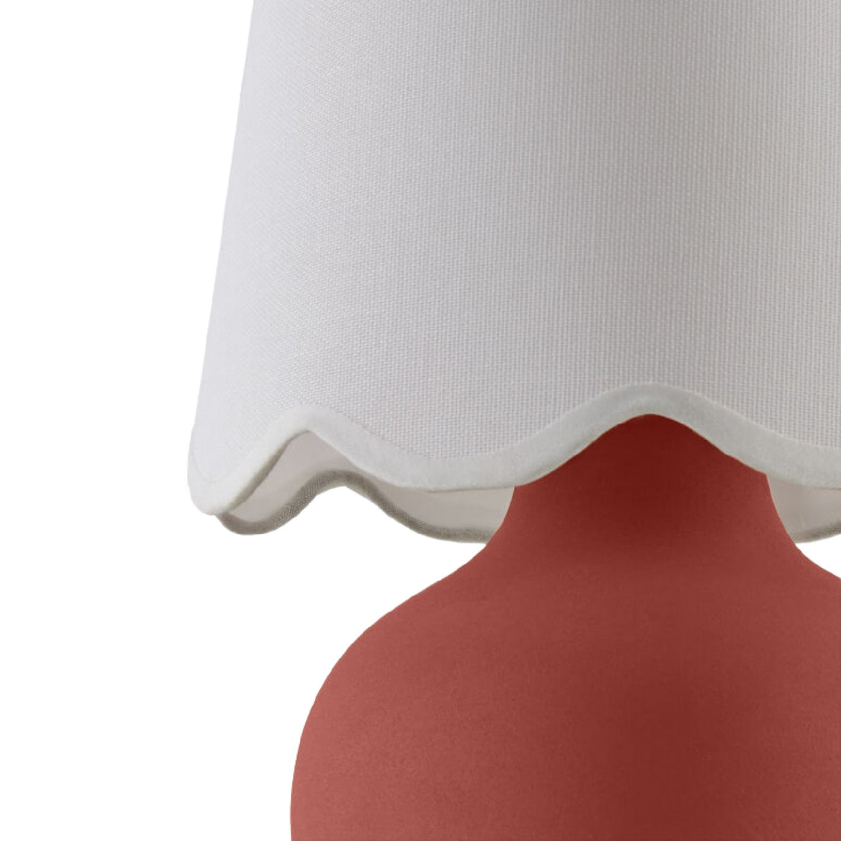 Modern European furniture - Scalloped Raffia Accent Table Lamp - www.oroa.com | Oroa.com