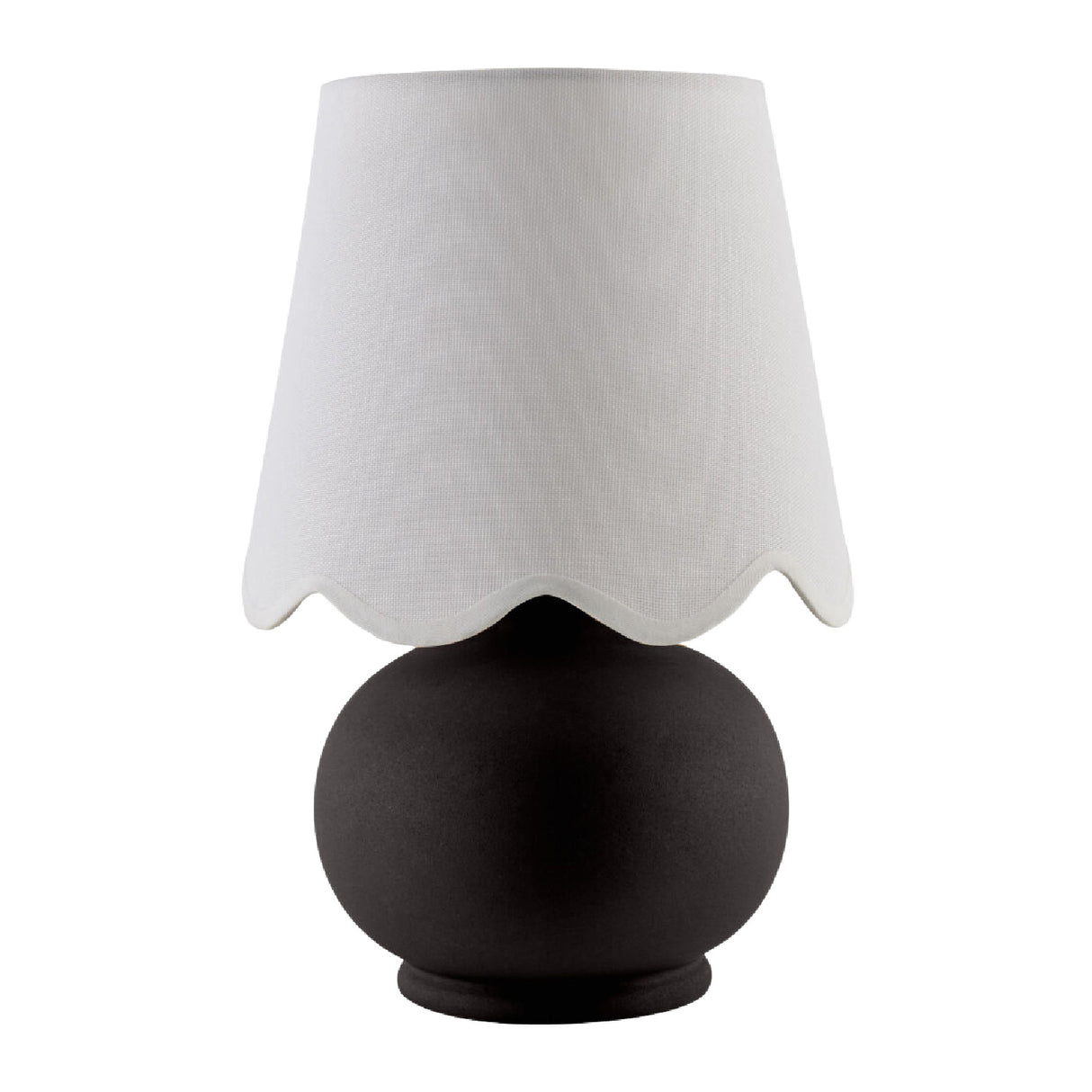 Modern European furniture - Scalloped Raffia Accent Table Lamp - www.oroa.com | Oroa.com