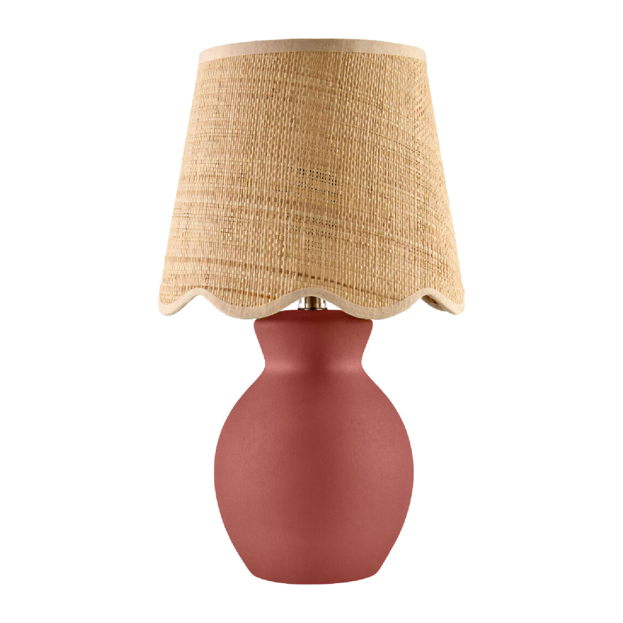 Modern European furniture - Scalloped Edge Accent Table Lamp - www.oroa.com | Oroa.com