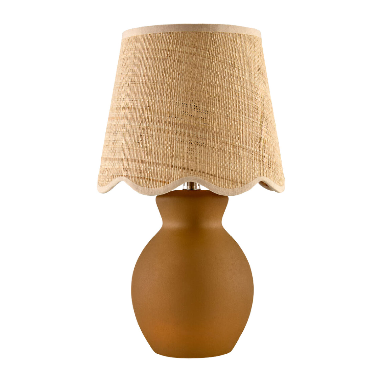 Modern European furniture - Scalloped Edge Accent Table Lamp - www.oroa.com | Oroa.com