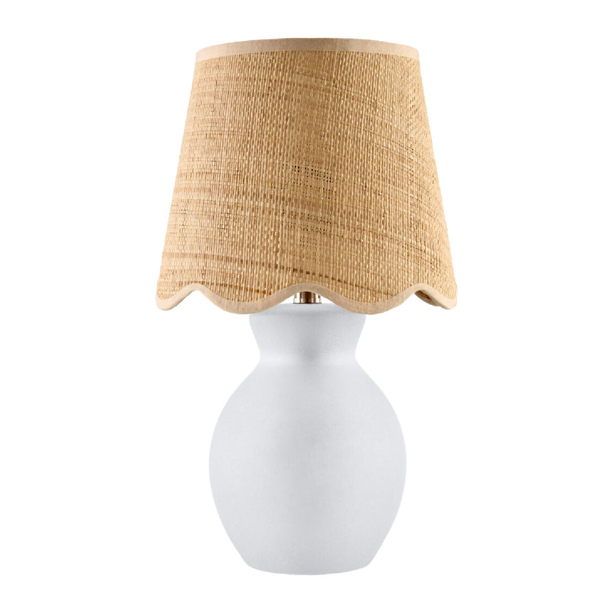 Modern European furniture - Scalloped Edge Accent Table Lamp - www.oroa.com | Oroa.com
