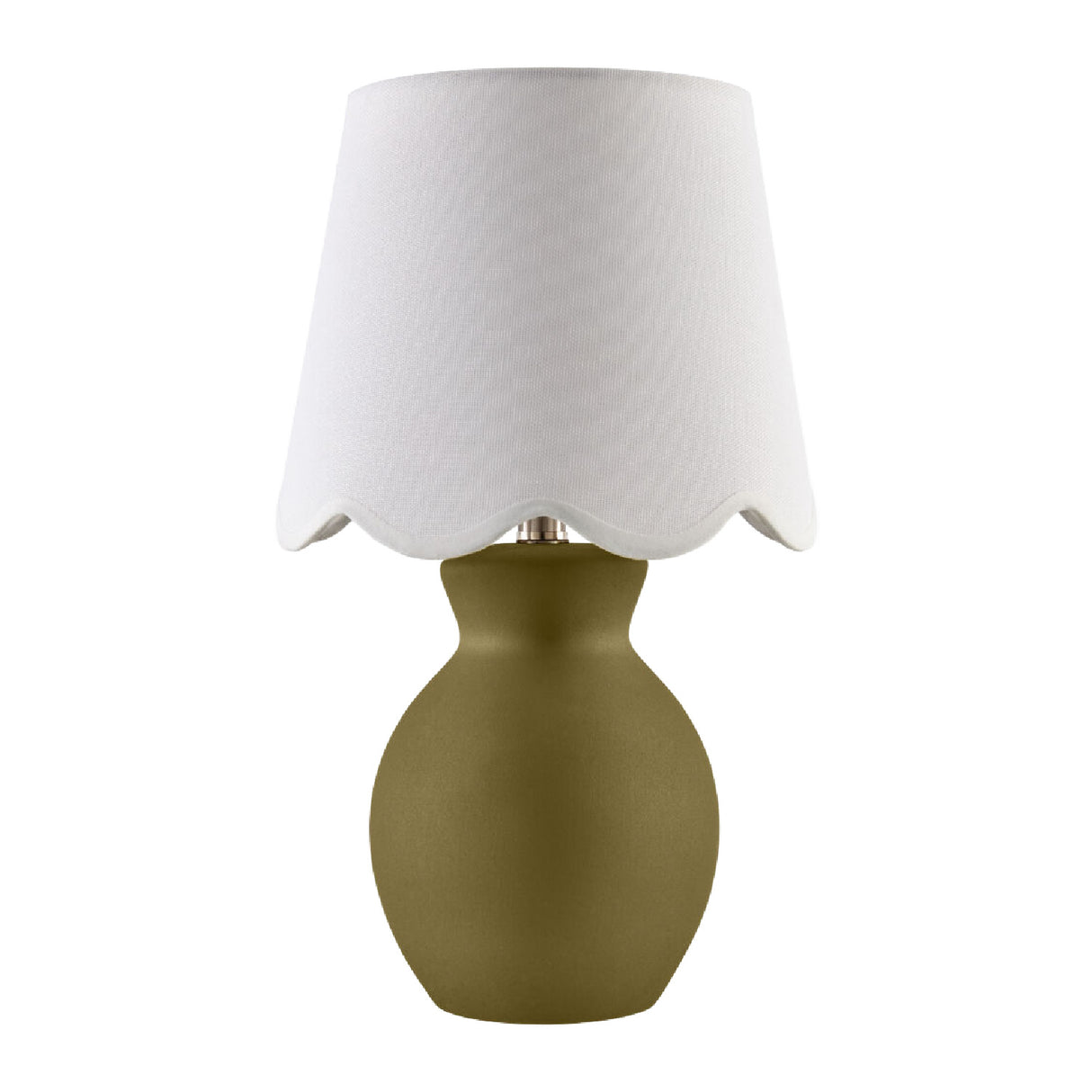Modern European furniture - Scalloped Edge Accent Table Lamp - www.oroa.com | Oroa.com