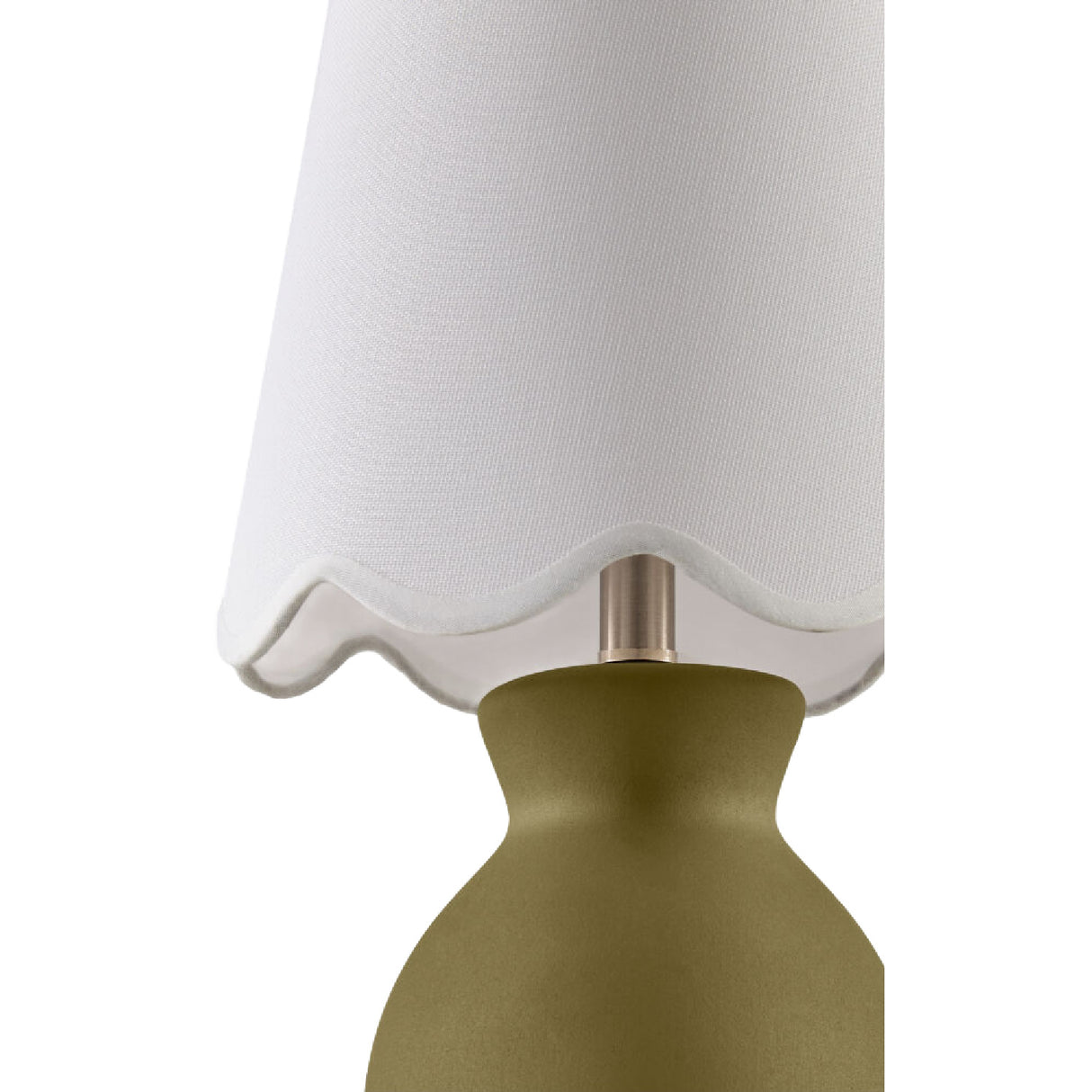 Modern European furniture - Scalloped Edge Accent Table Lamp - www.oroa.com | Oroa.com