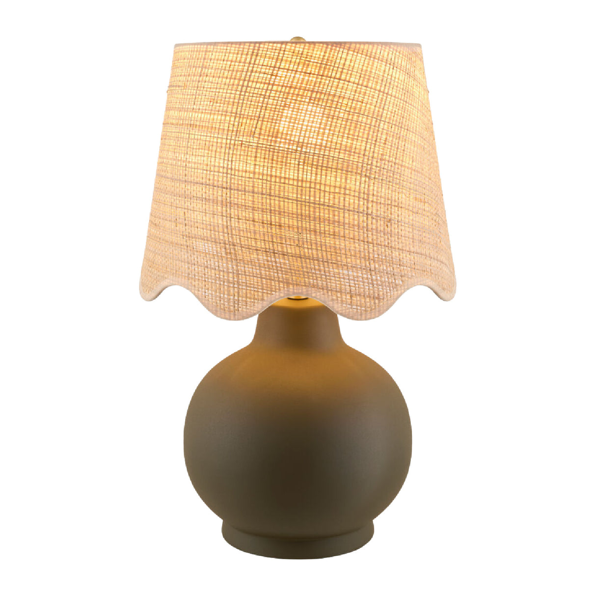 Modern European furniture - Wavy Linen Ceramic Table Lamp - www.oroa.com | Oroa.com