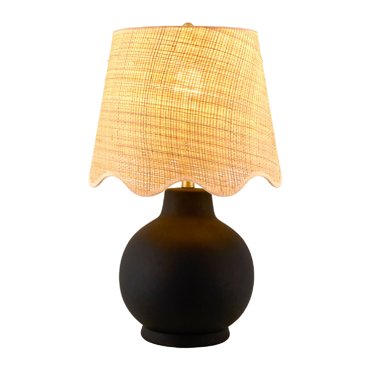 Modern European furniture - Wavy Linen Ceramic Table Lamp - www.oroa.com | Oroa.com