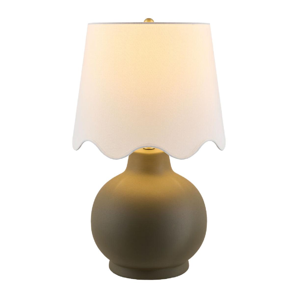 Modern European furniture - Wavy Linen Ceramic Table Lamp - www.oroa.com | Oroa.com