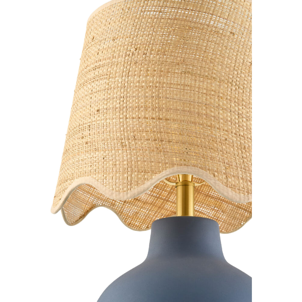 Modern European furniture - Wavy Linen Ceramic Table Lamp - www.oroa.com | Oroa.com