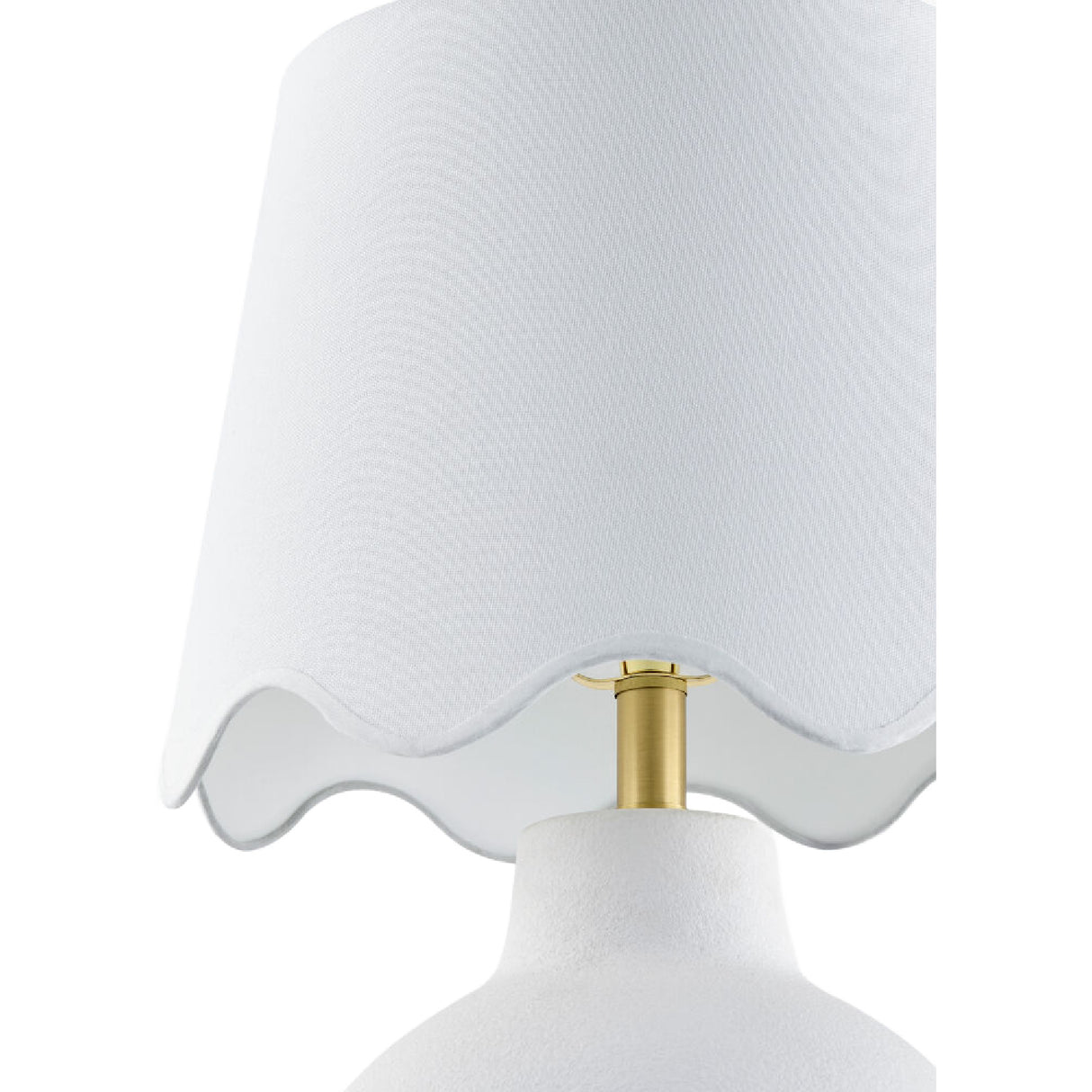 Modern European furniture - Wavy Linen Ceramic Table Lamp - www.oroa.com | Oroa.com