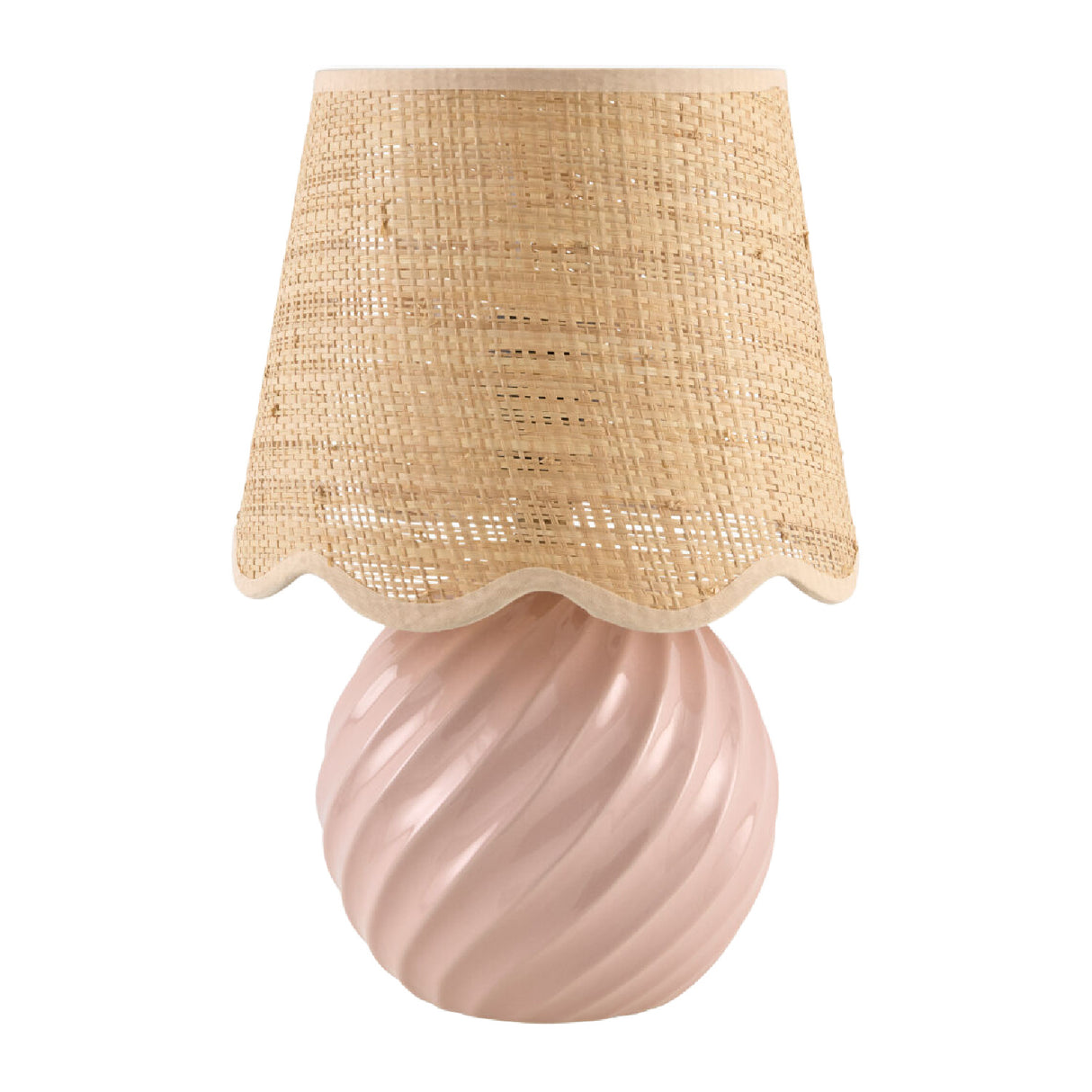 Modern European furniture - Round Glazed Ceramic Table Lamp - www.oroa.com | Oroa.com