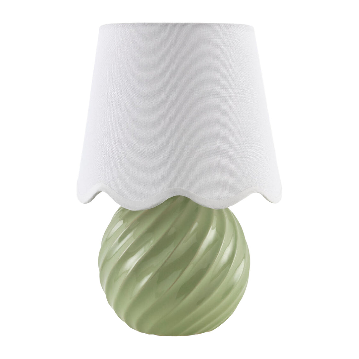 Modern European furniture - Round Glazed Ceramic Table Lamp - www.oroa.com | Oroa.com
