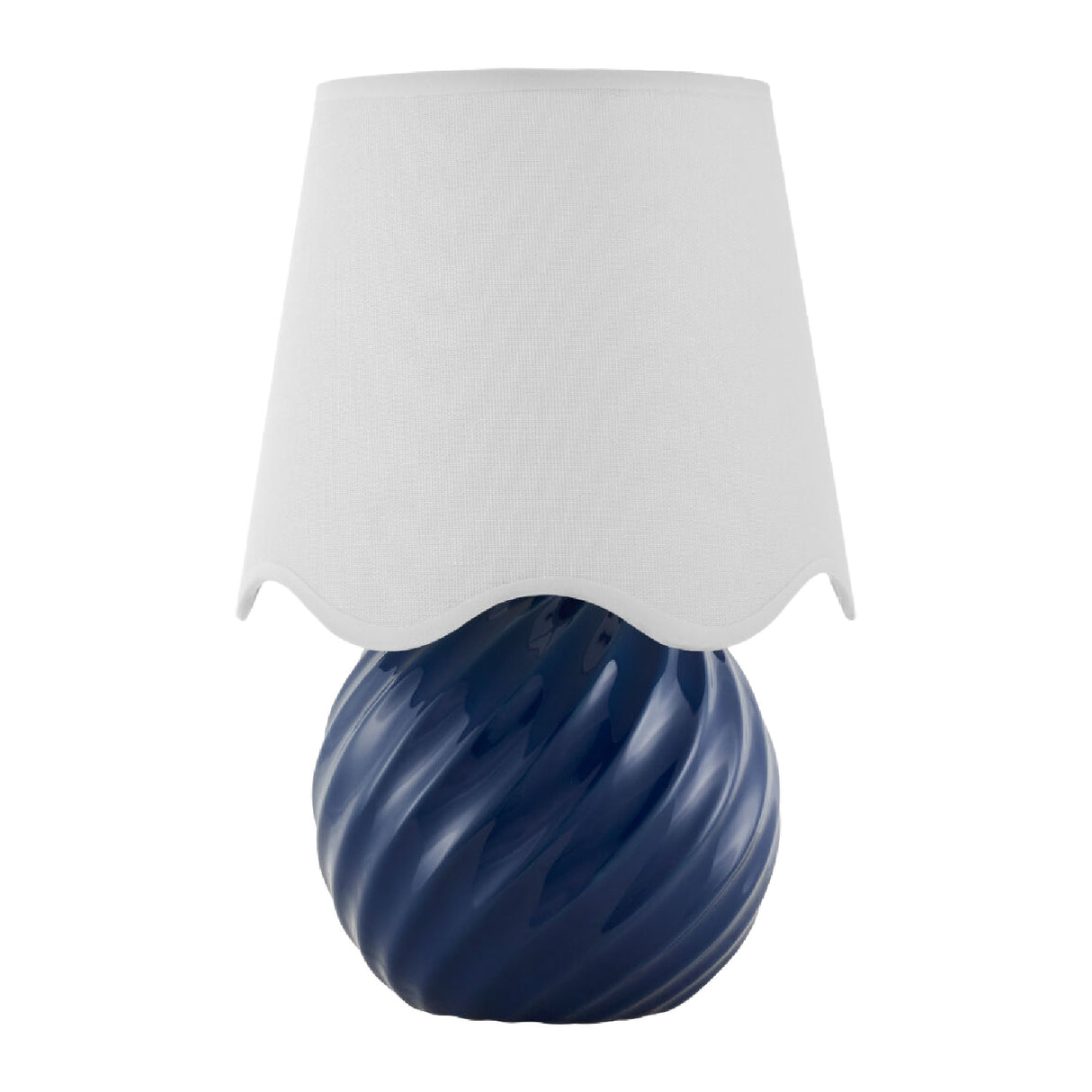Modern European furniture - Round Glazed Ceramic Table Lamp - www.oroa.com | Oroa.com
