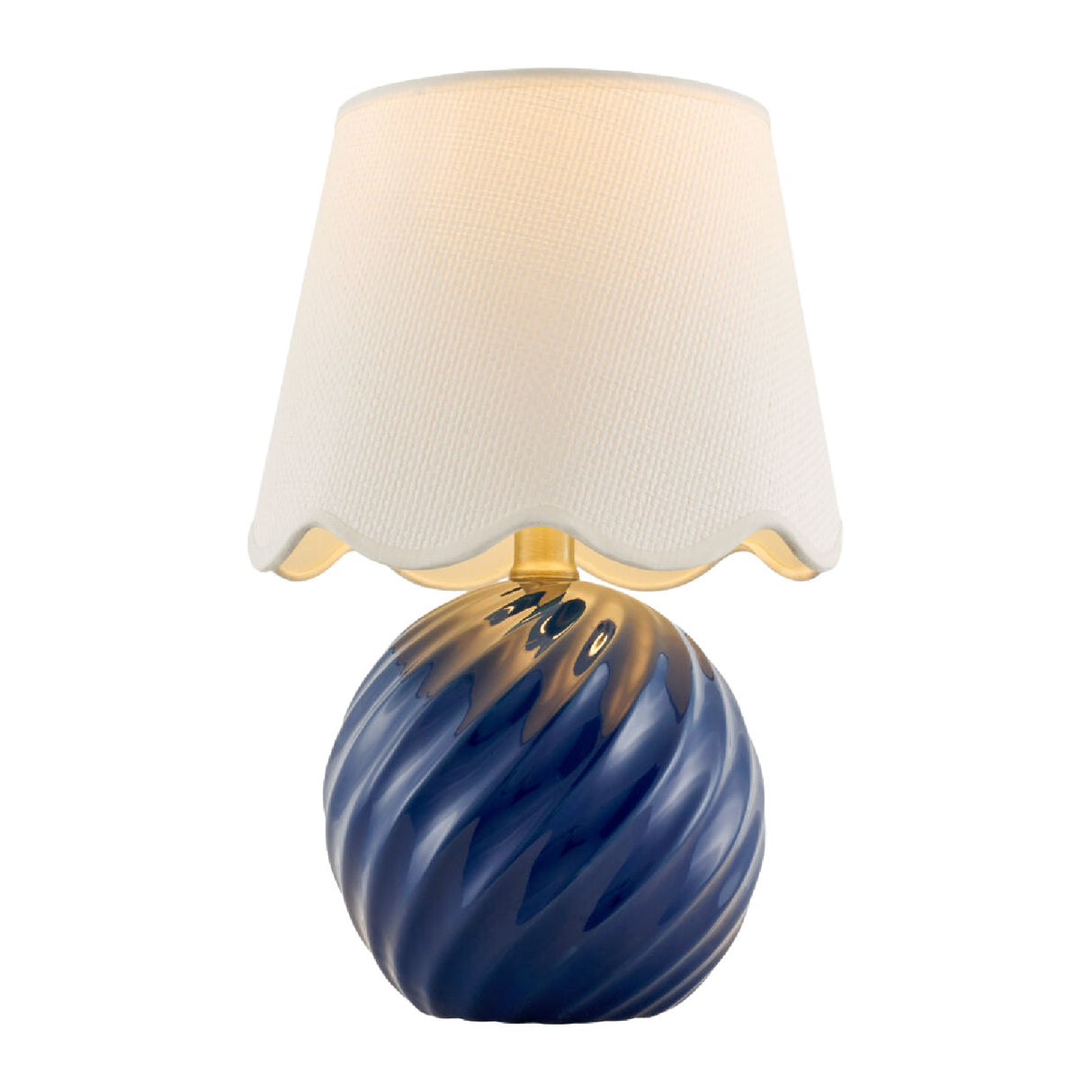 Modern European furniture - Round Glazed Ceramic Table Lamp - www.oroa.com | Oroa.com