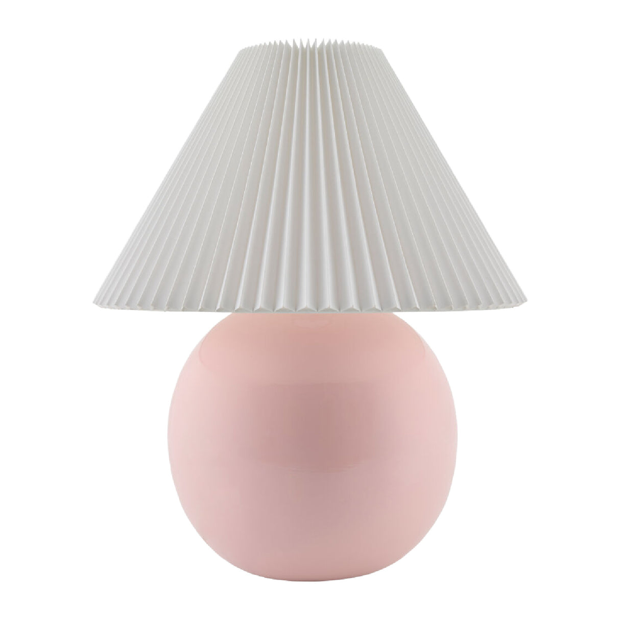 Pleated White Fabric Table Lamp | Oroa.com