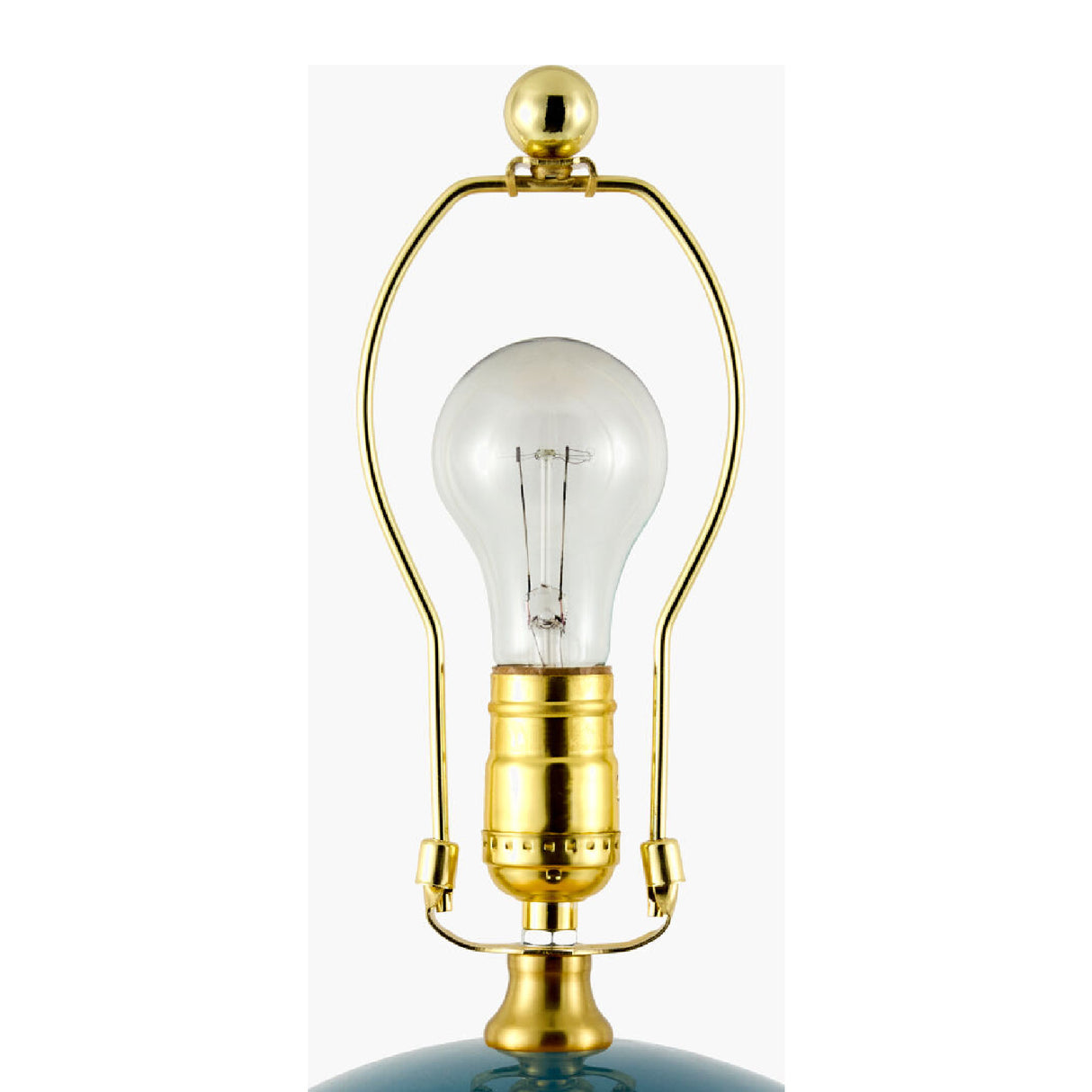 Modern European furniture - Glazed Globe Ceramic Table Lamp - www.oroa.com | Oroa.com