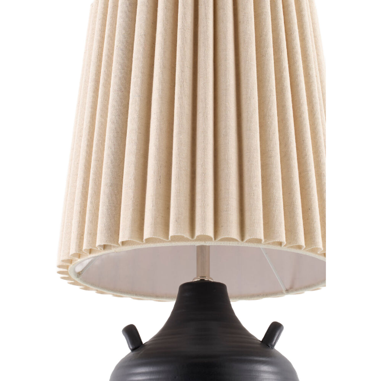Ceramic Fluted Linen Table Lamps (2) | Oroa.com