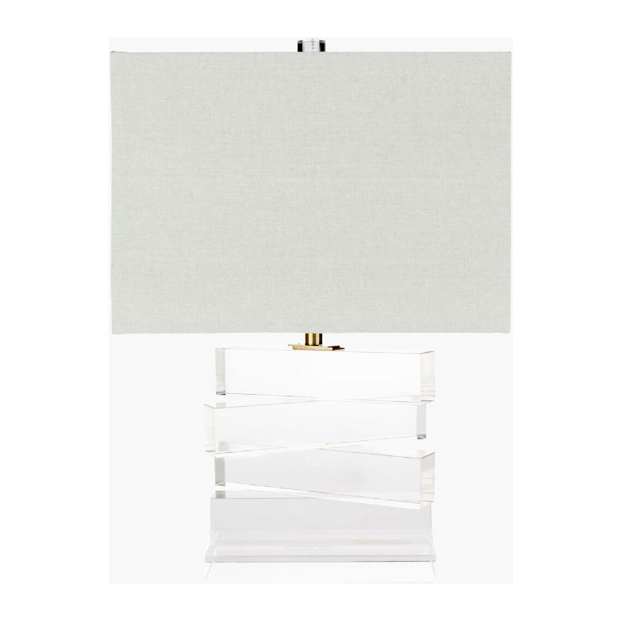 Modern European furniture - Clear Crystal Accent Table Lamp - www.oroa.com | Oroa.com