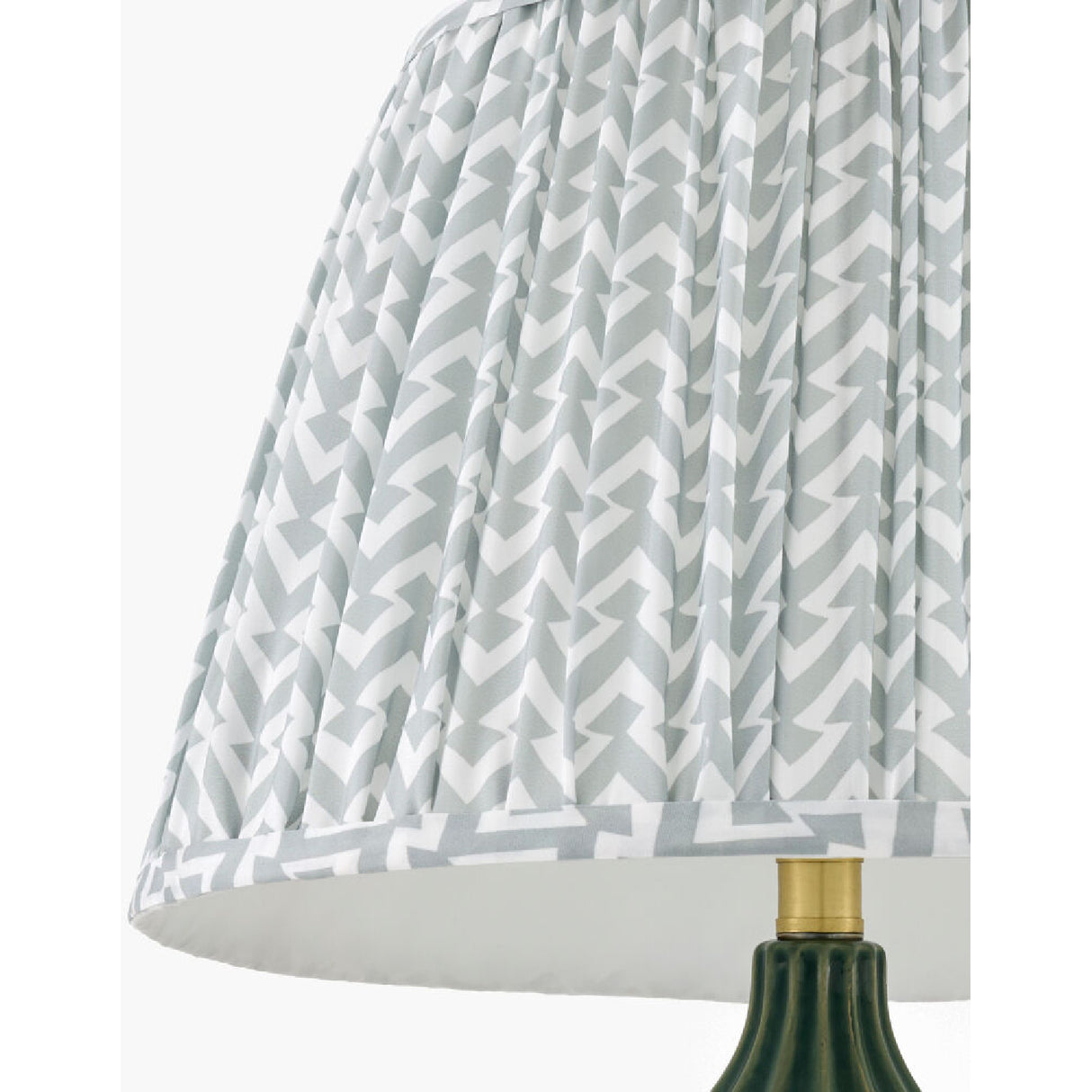Modern European furniture - Green Fluted Ceramic Table Lamp - www.oroa.com | Oroa.com