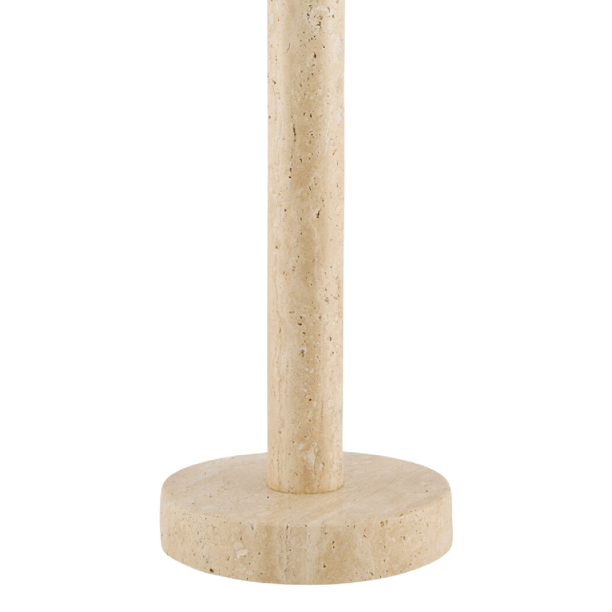 Modern European furniture - Cream Travertine Accent Table Lamp - www.oroa.com | Oroa.com