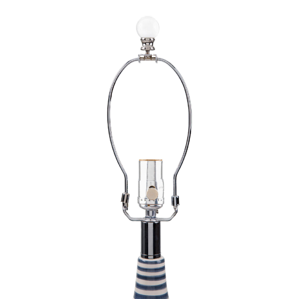 Modern European furniture - Navy Stripes Ceramic Table Lamp - www.oroa.com | Oroa.com