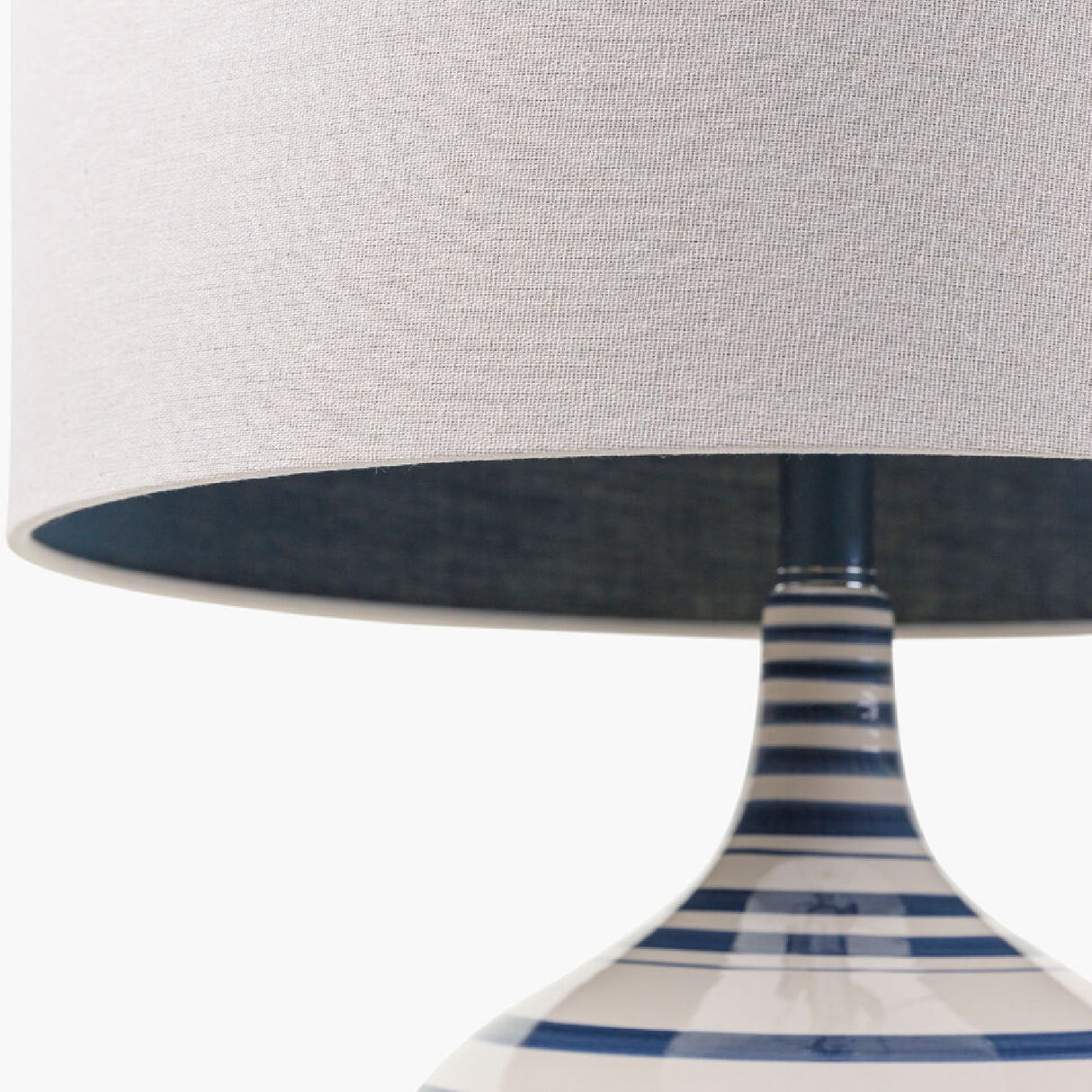 Modern European furniture - Navy Stripes Ceramic Table Lamp - www.oroa.com | Oroa.com