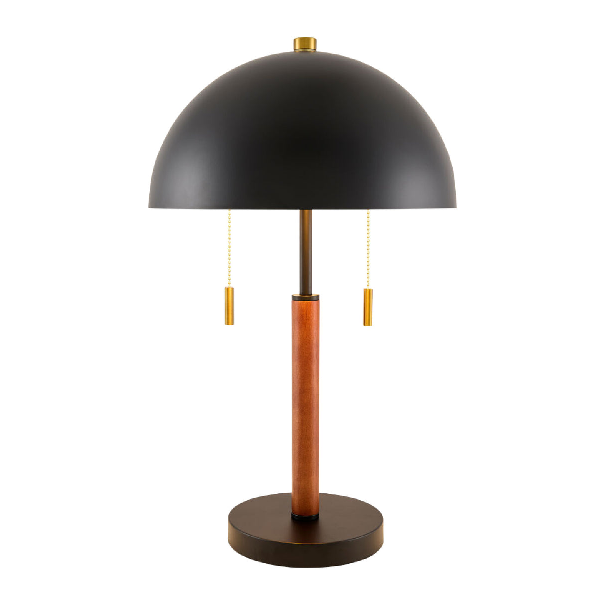 Modern European furniture - Black Metal Dome Table Lamp - www.oroa.com | Oroa.com
