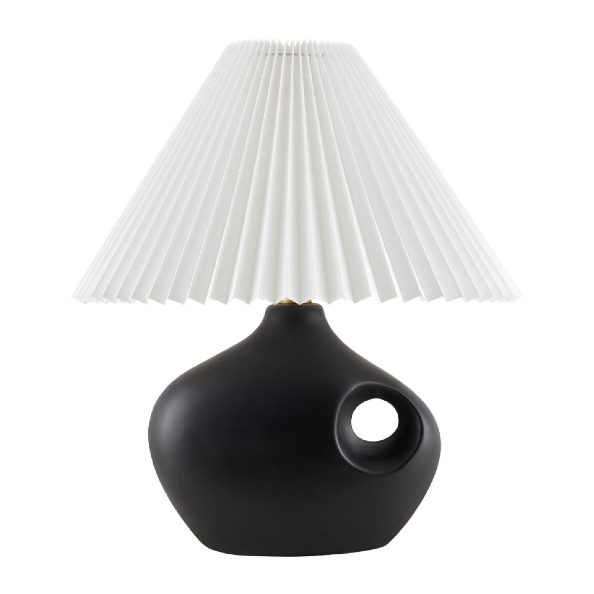 Pleated Linen Accent Table Lamp | Oroa.com