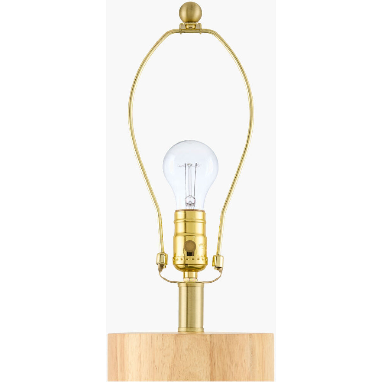 Cylindrical Rubberwood Accent Floor Lamp | Oroa.com