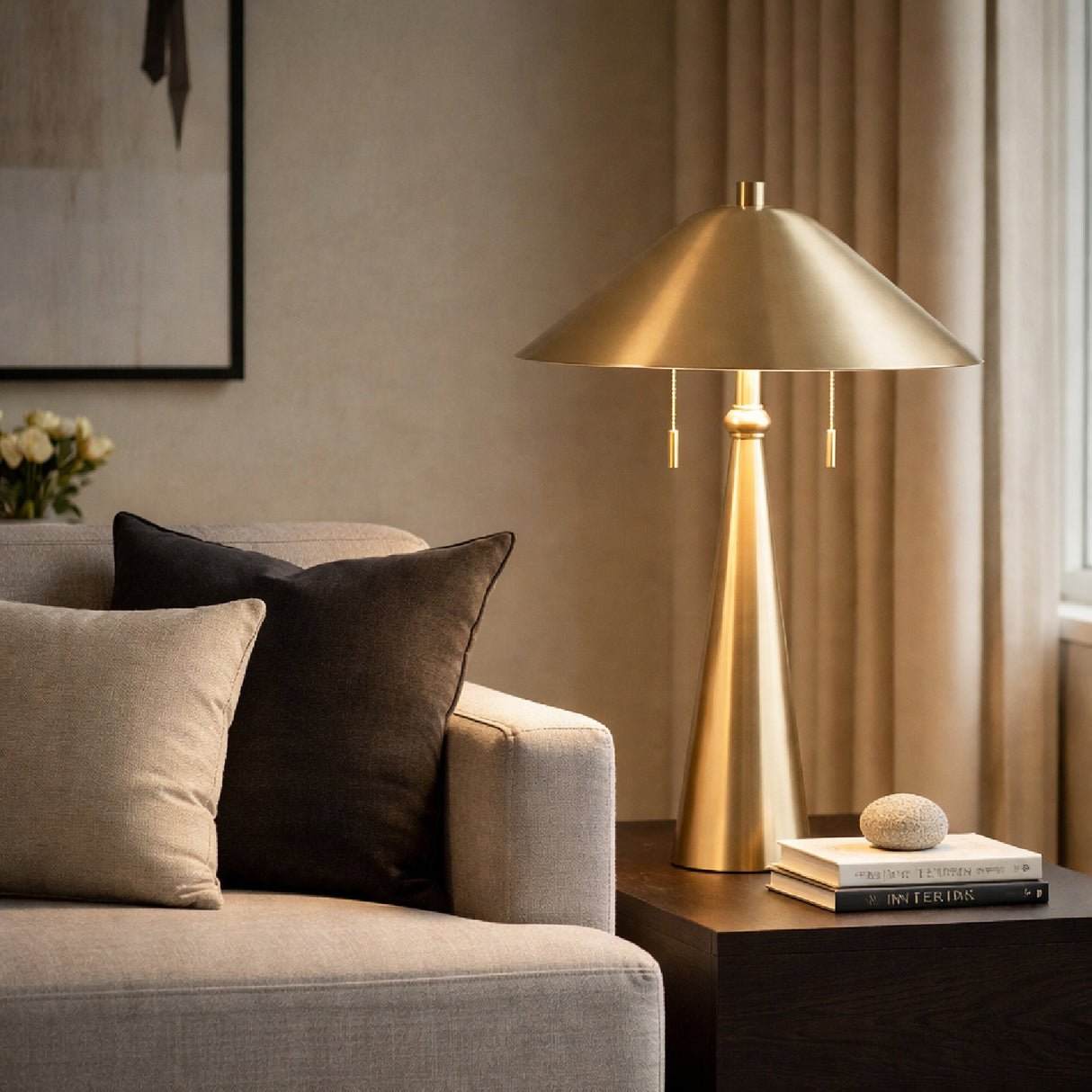 Modern European furniture - Silver Accent Table Lamp - www.oroa.com | Oroa.com