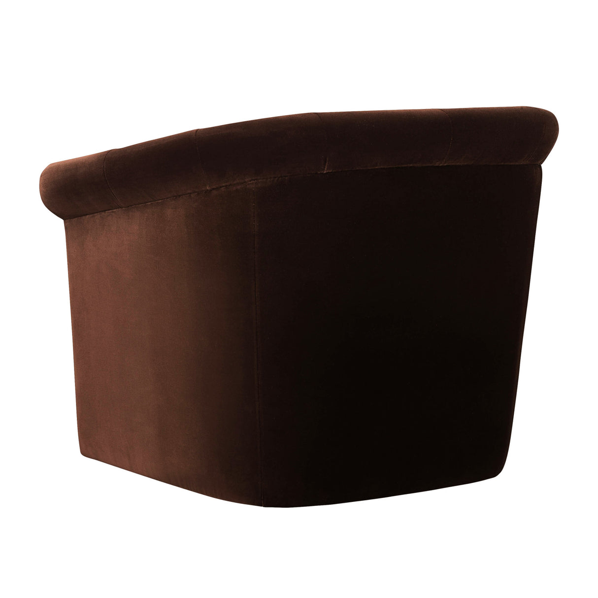 Brown Cotton Swivel Chair | Oroa.com