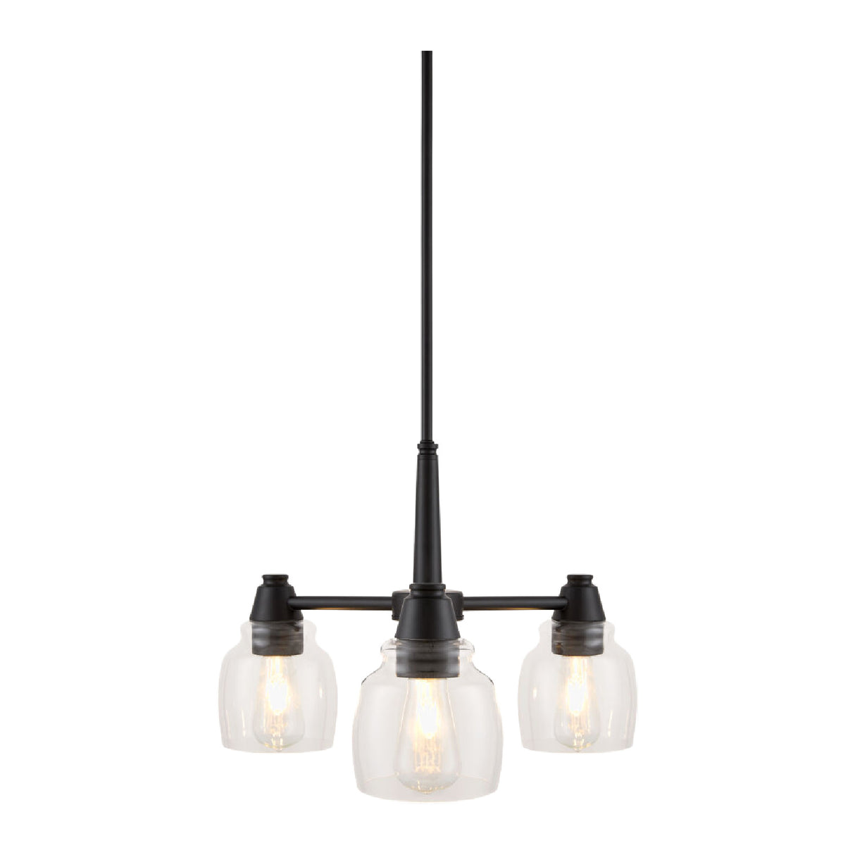 Iron Framed Glass Chandelier | Oroa.com