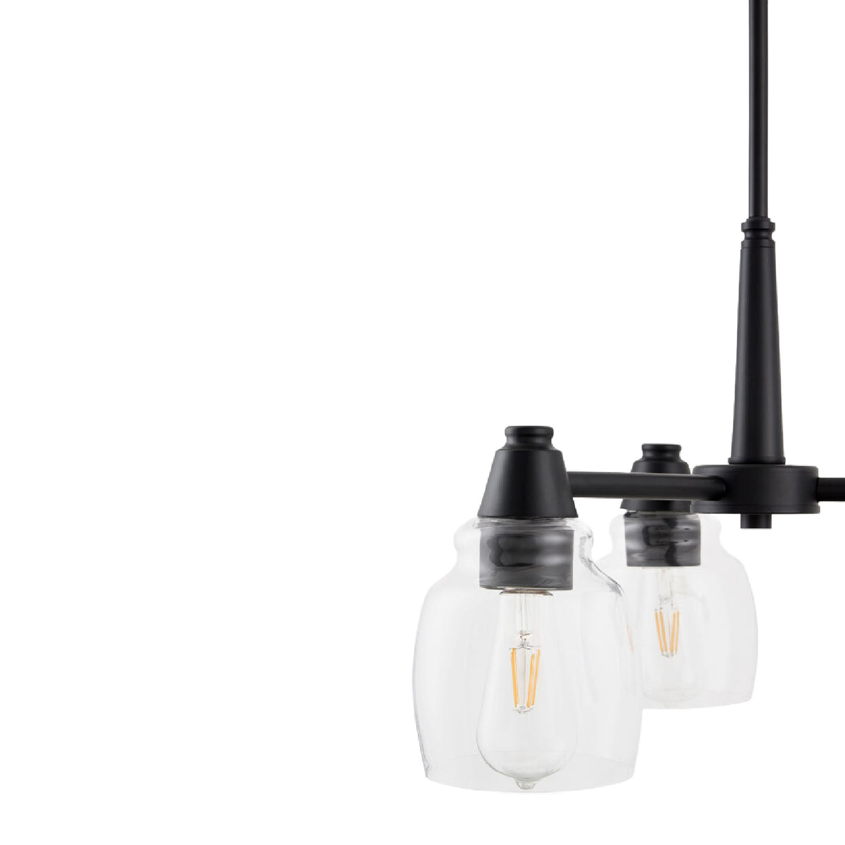 Iron Framed Glass Chandelier | Oroa.com