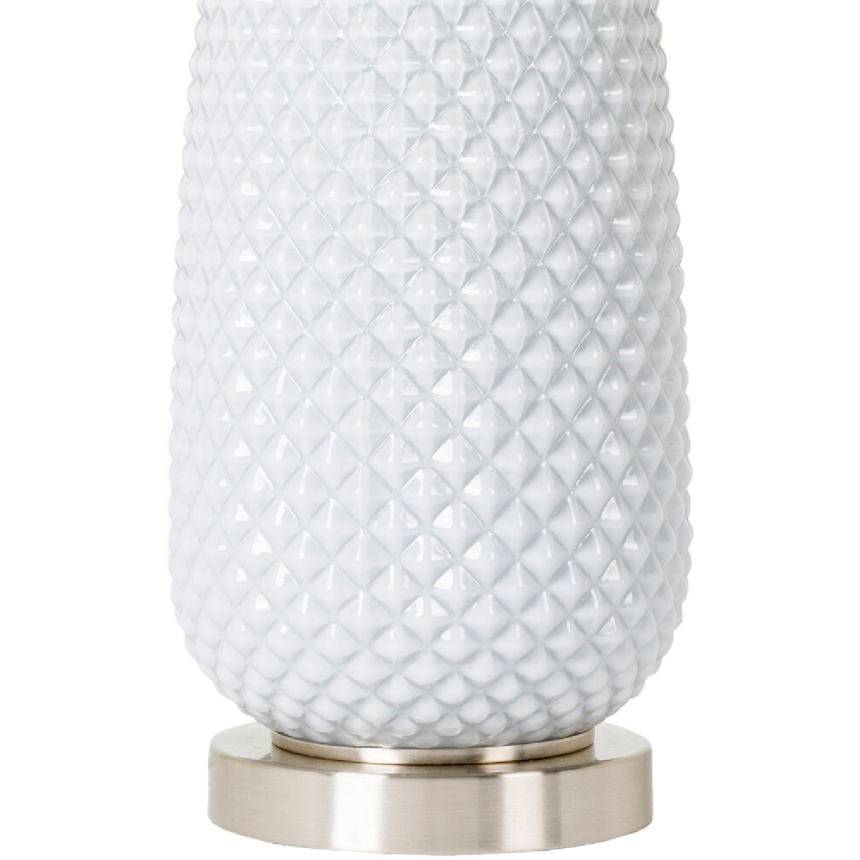Modern European furniture - Gray Textured Glass Table Lamp - www.oroa.com | Oroa.com
