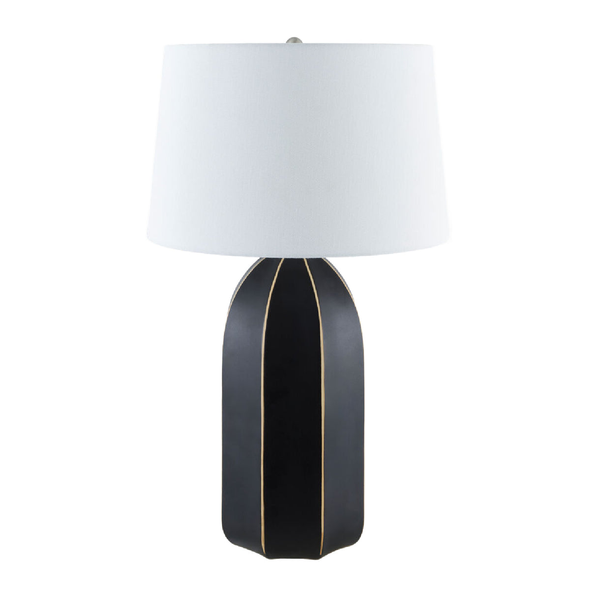 Modern European furniture - Black Ceramic Modern Table Lamp - www.oroa.com | Oroa.com
