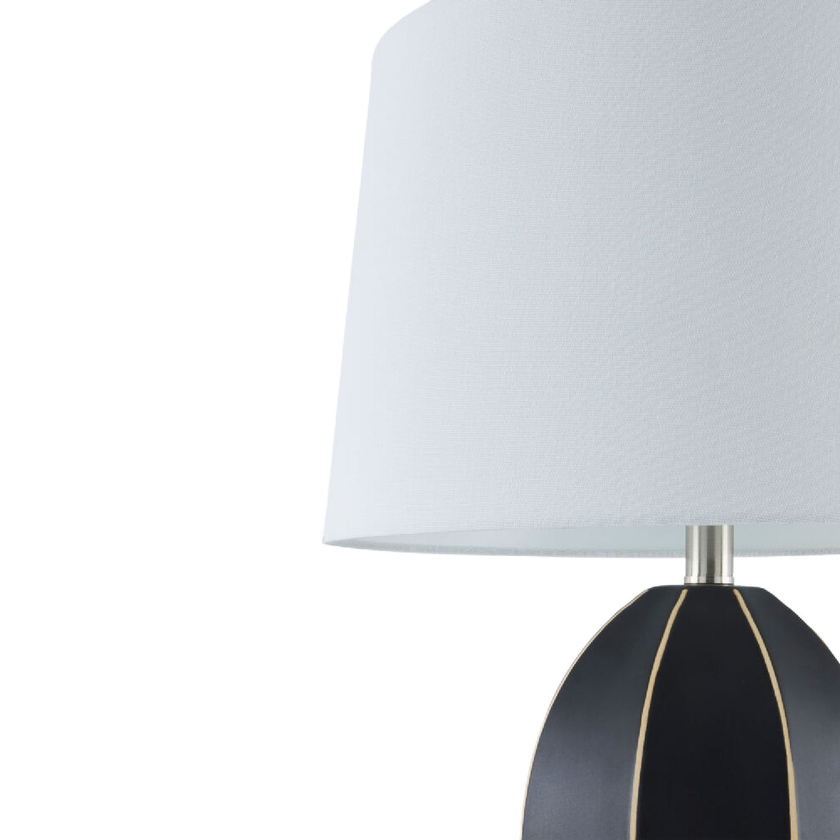 Modern European furniture - Black Ceramic Modern Table Lamp - www.oroa.com | Oroa.com
