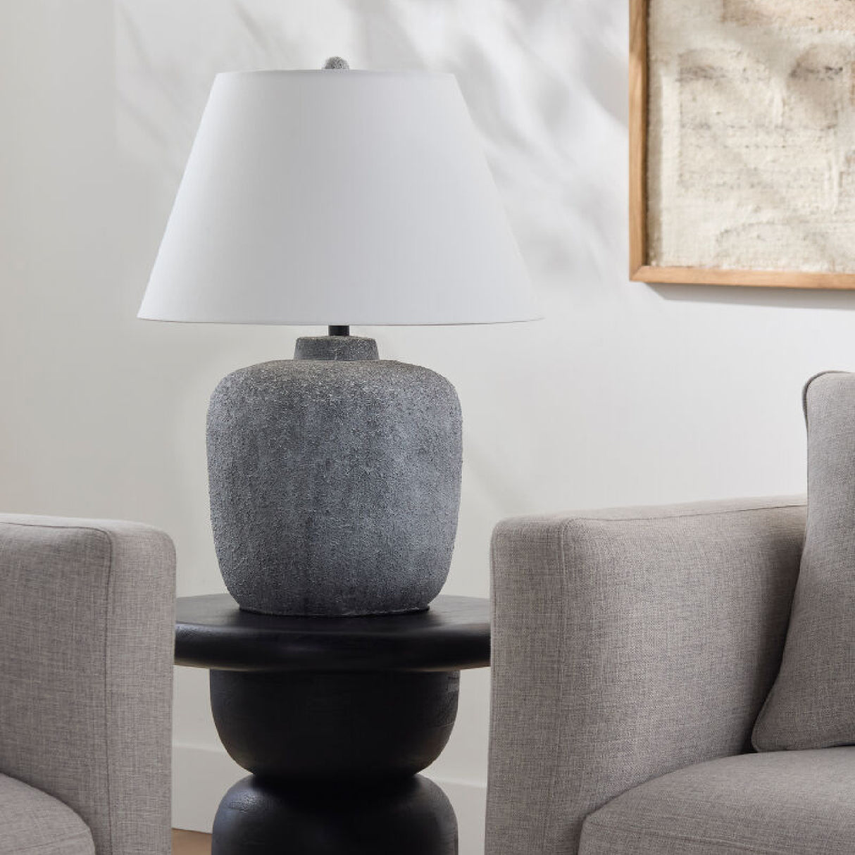 Modern European furniture - Painted White Paper Table Lamp - www.oroa.com | Oroa.com