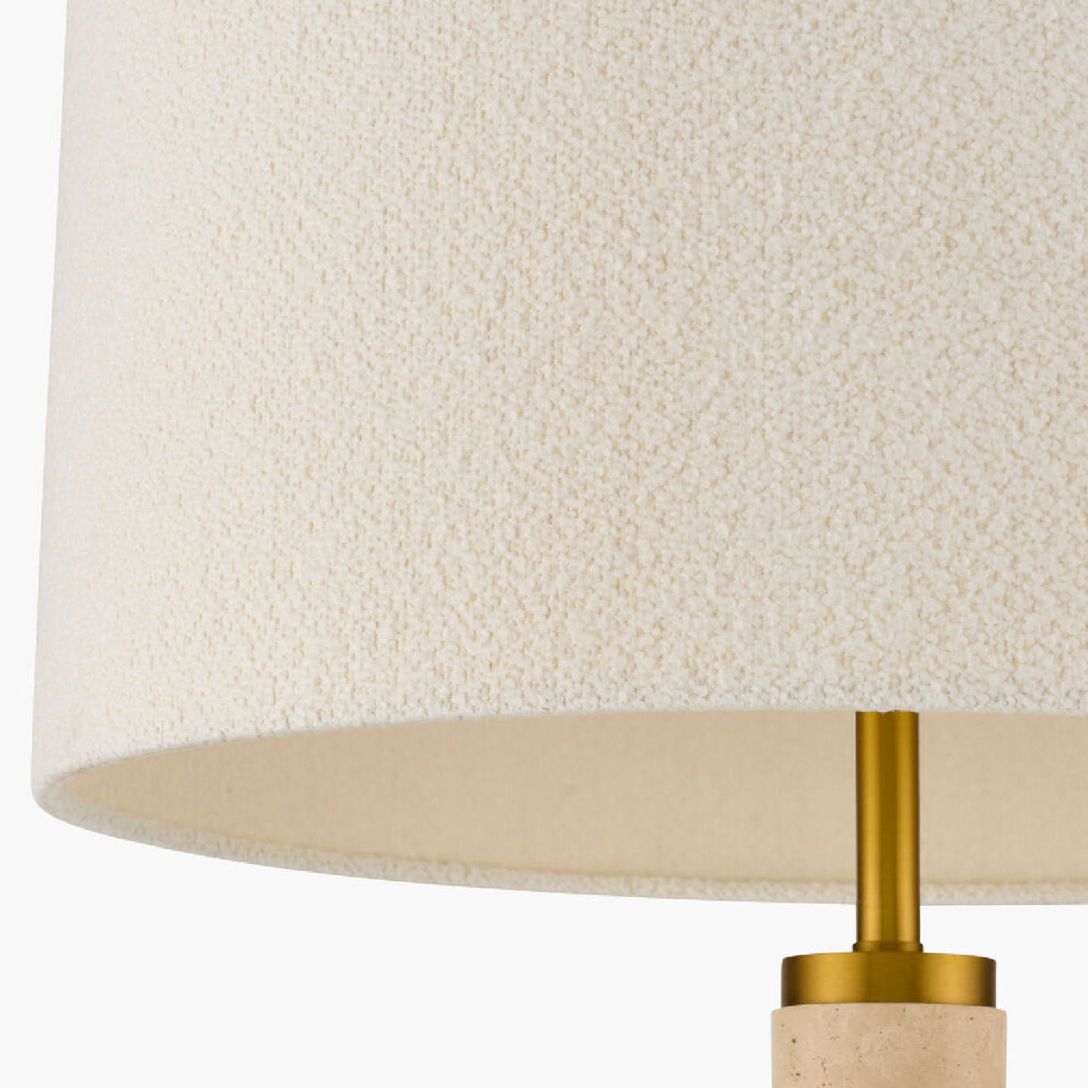 Modern European furniture - Beige Marble Accent Floor Lamp - www.oroa.com | Oroa.com