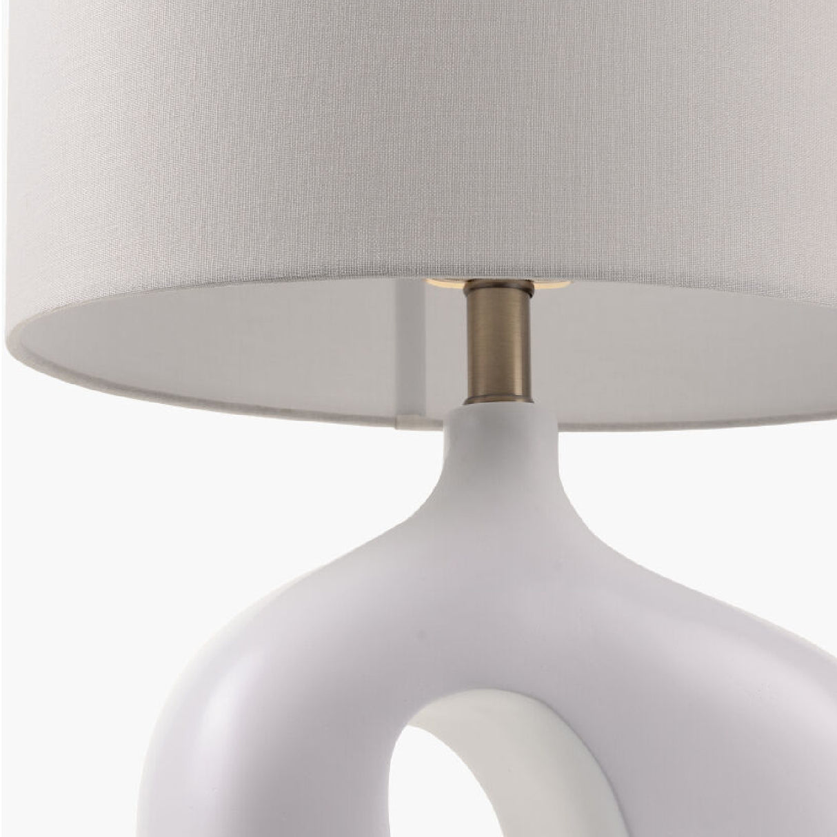 Modern European furniture - White Abstract Sculpture Table Lamp - www.oroa.com | Oroa.com