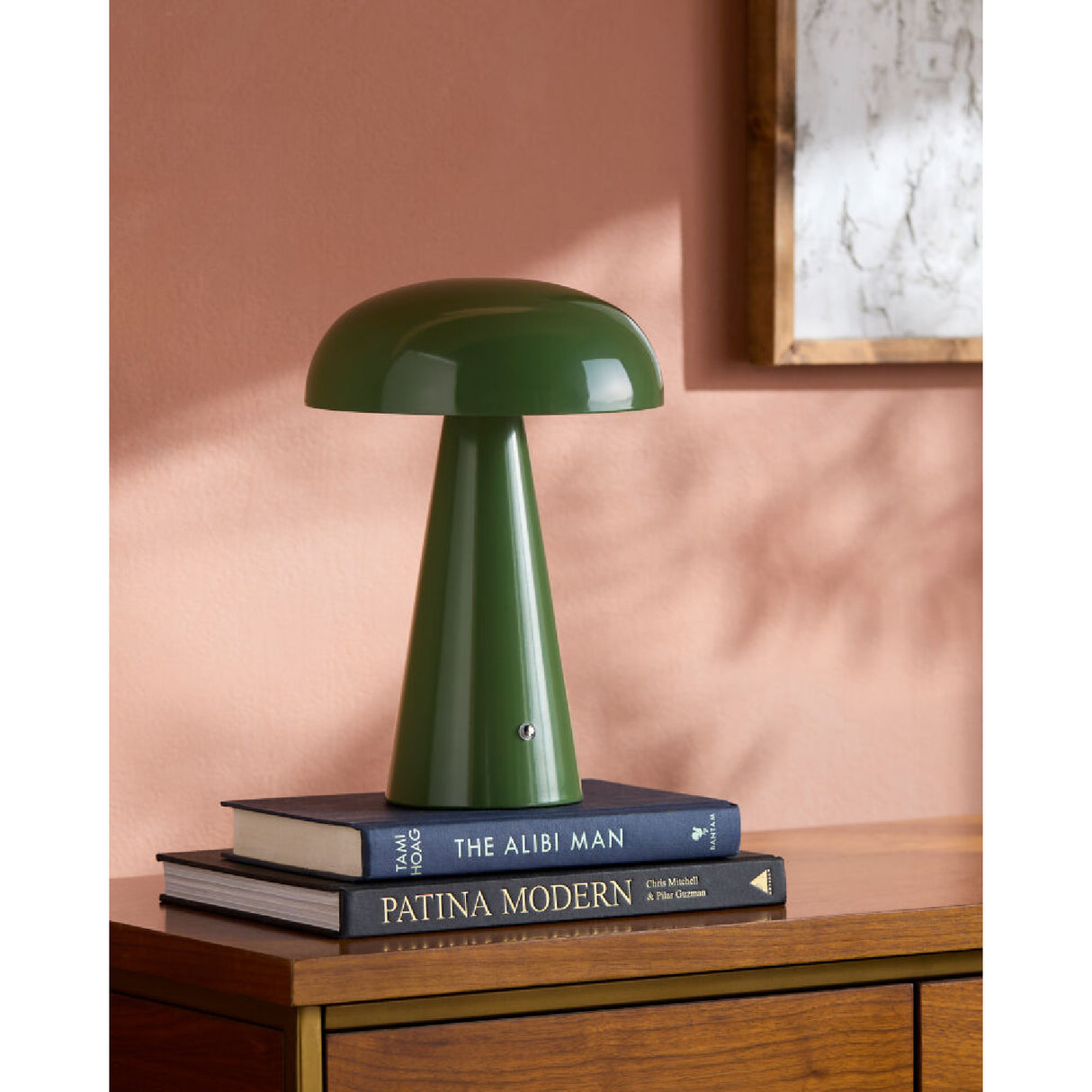 Hand-Painted Semi-Dome Table Lamp | Oroa.com