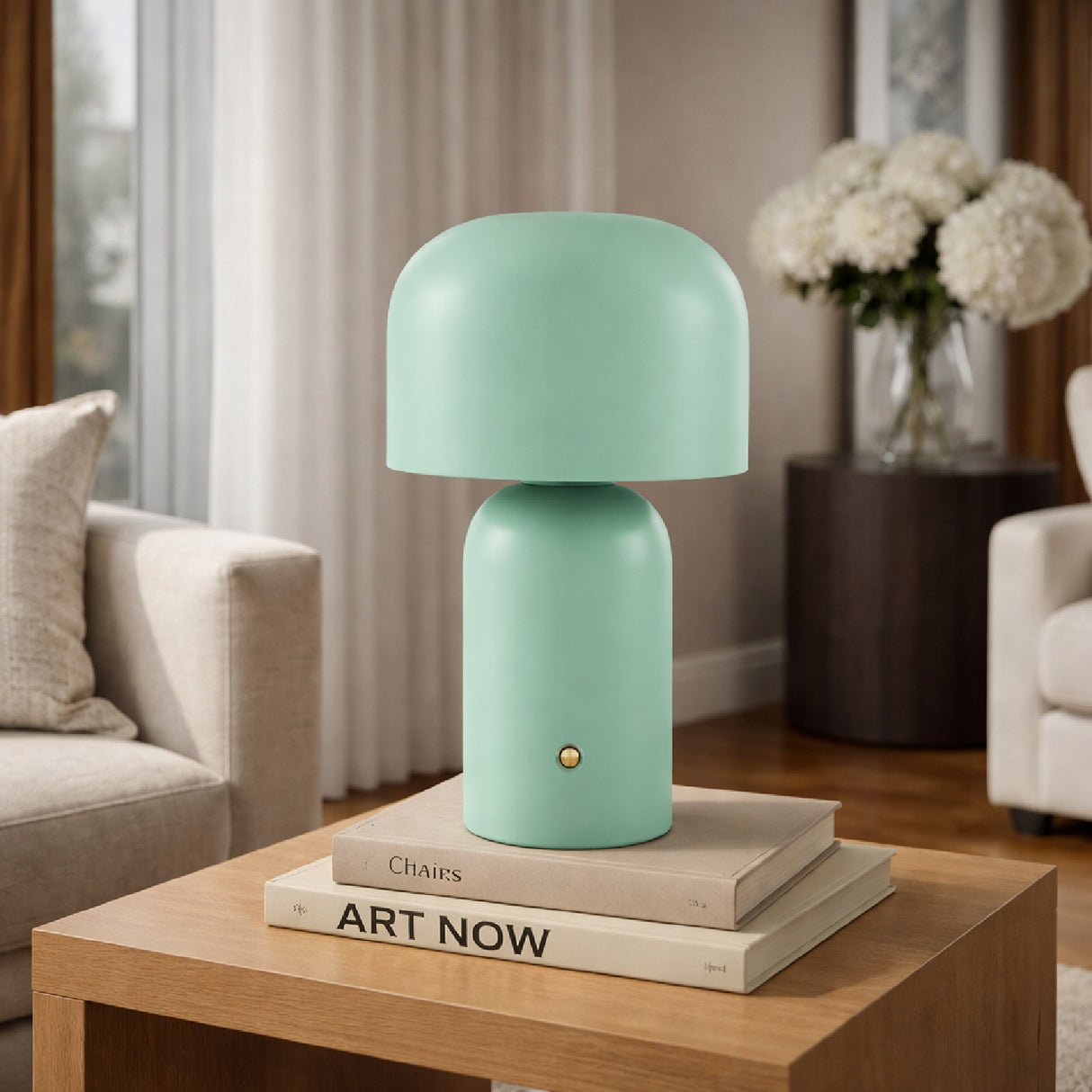 Hand-Painted Metal Table Lamp | Oroa.com