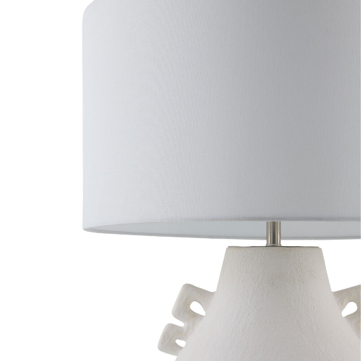 Modern European furniture - Glazed White Ceramic Table Lamp - www.oroa.com | Oroa.com