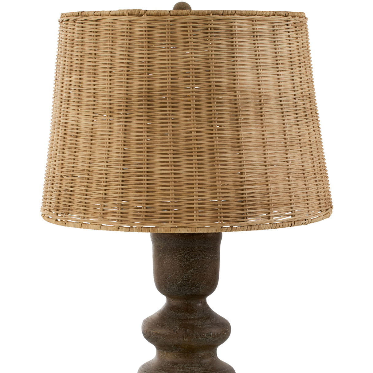 Modern European furniture - Rattan Brown Base Table Lamp - www.oroa.com | Oroa.com
