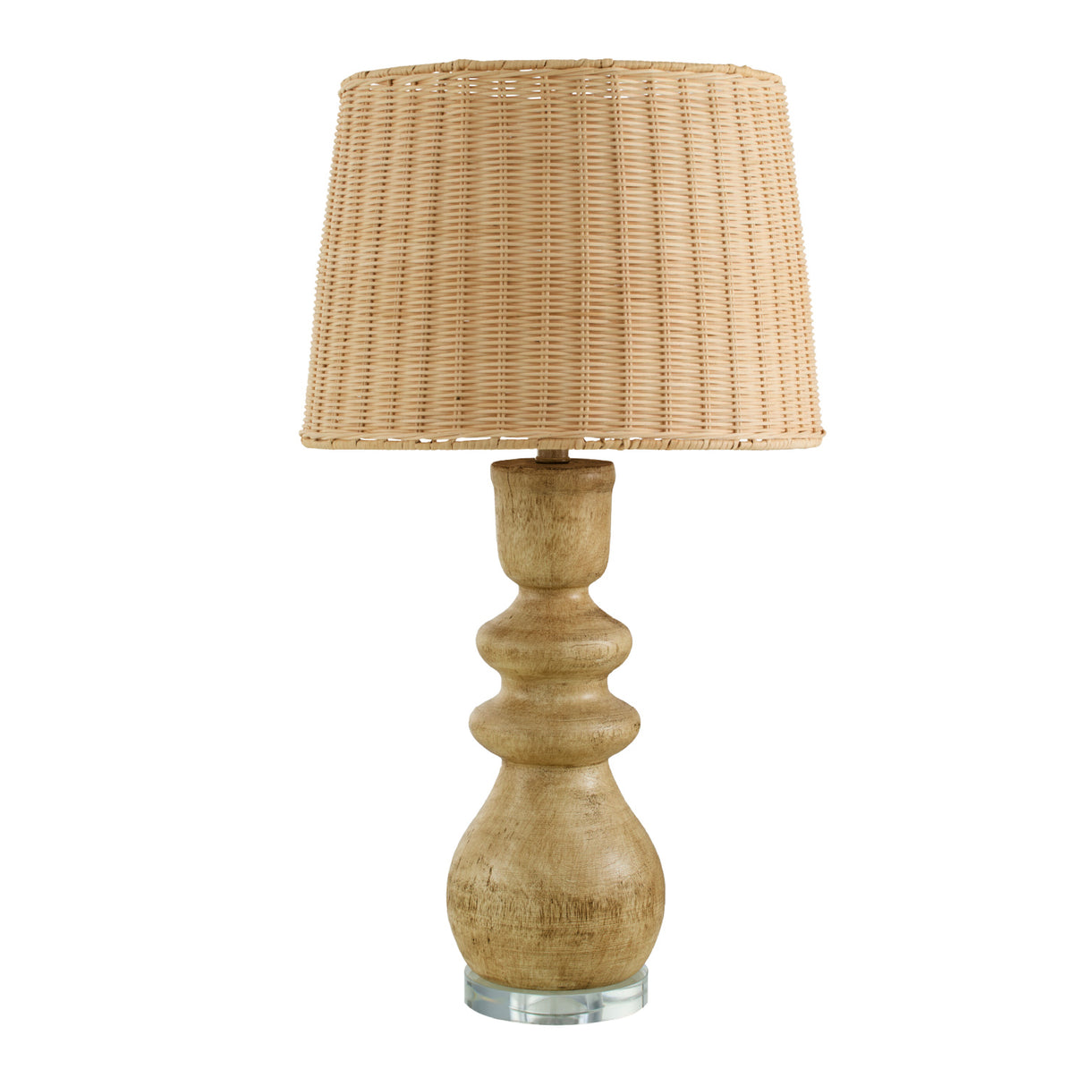 Modern European furniture - Rattan Light Brown Base Table Lamp - www.oroa.com | Oroa.com